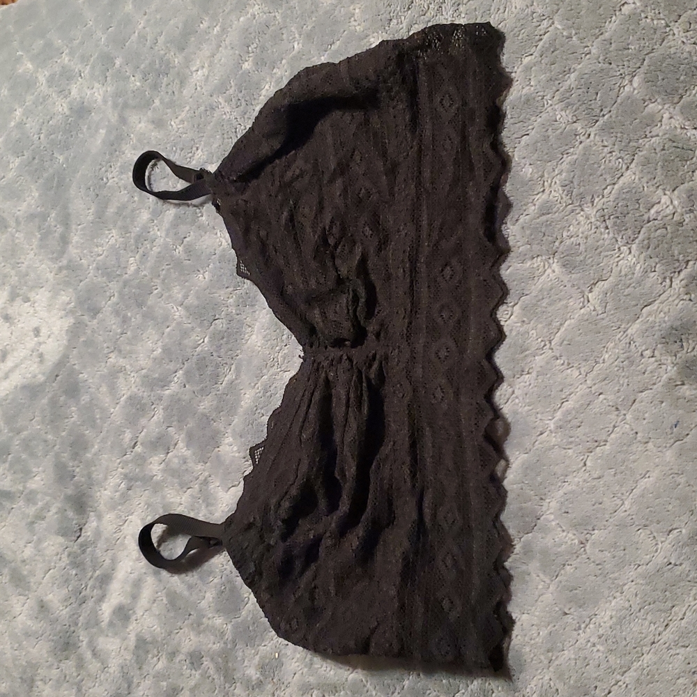 VS PINK Black Lace Bralette